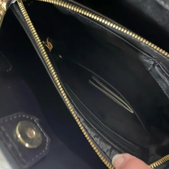 Michael Kors Black Leather Tote Bag - Picture 7 of 7